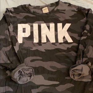 PINK VS camp campus long sleeves